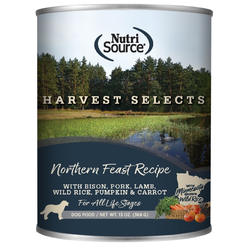 NutriSource Harvest Select Northern Feast Wet Dog Food 13oz