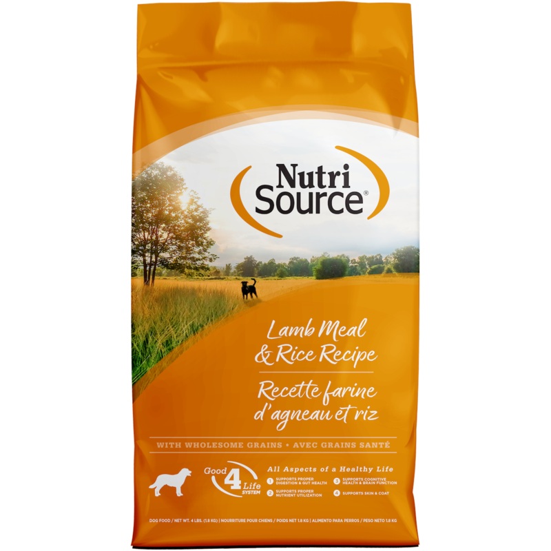 NutriSource Lamb & Rice Dry Dog Food 4lb