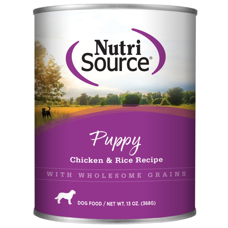 NutriSource Puppy Chicken & Rice Wet Dog Food 13oz