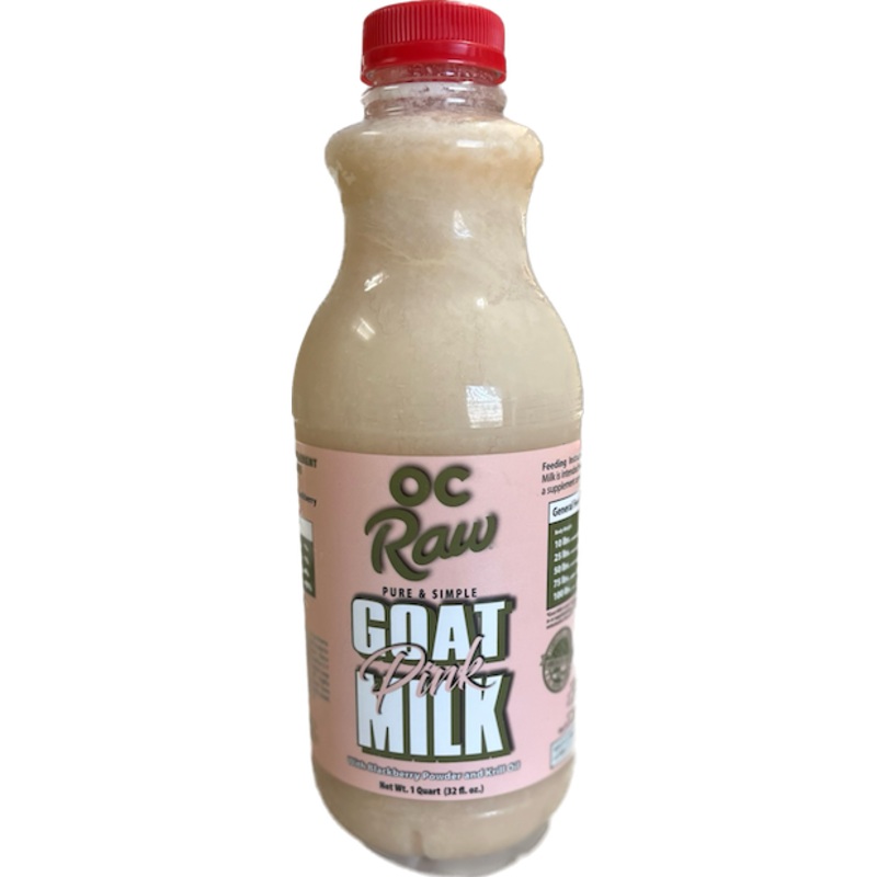 OC Raw Frozen Goat Milk Krill Oil & Blackberry 32oz - Pink