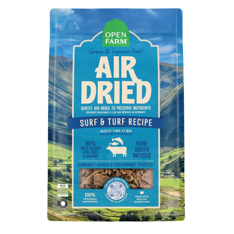 Open Farm Air Dried Grain Free Surf & Turf Dog Food 2lb