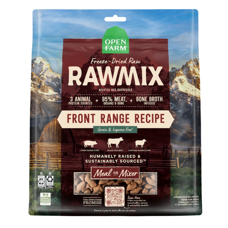 Open Farm RawMix Front Range Freeze Dried Raw Morsels Dog Food 13.5oz