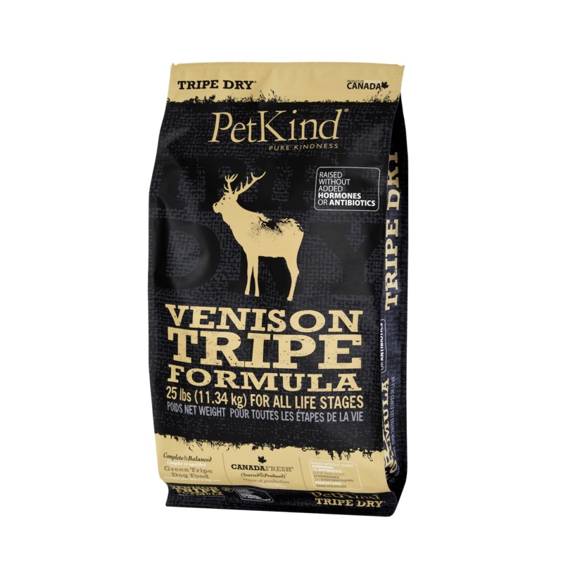 PetKind Tripe Dry Premium Venison 25lb