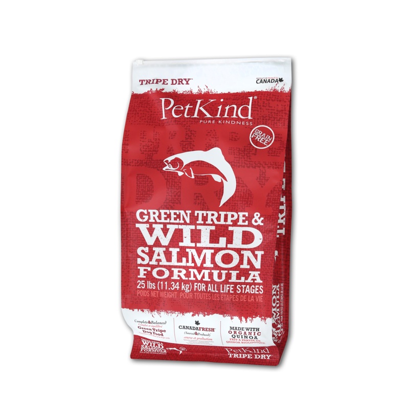 PetKind Tripe Dry Wild Salmon 25lb