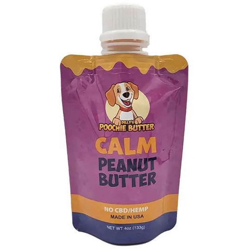 Poochie Butter Calming Peanut Butter Squeeze Pack - 4oz