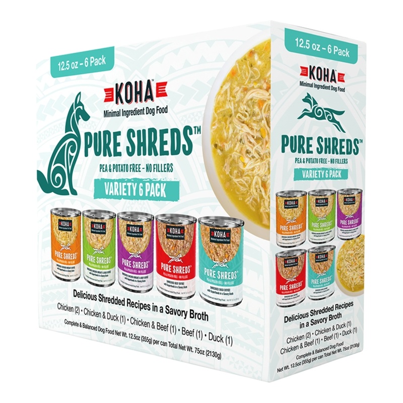 Pure Shreds Variety 6 Pack for Dogs