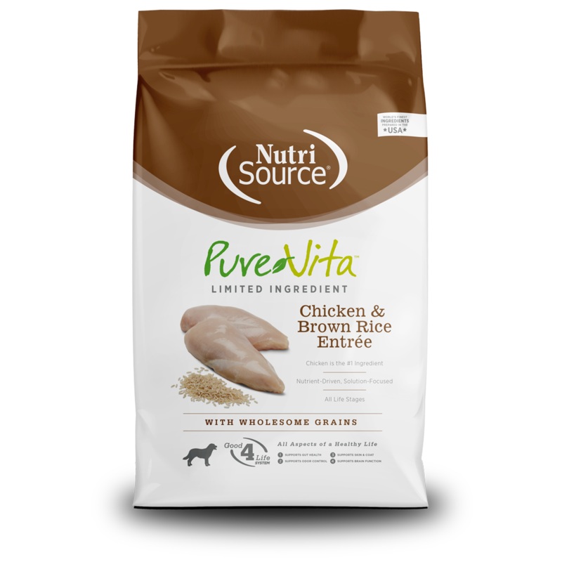 Pure Vita LID Chicken and Brown Rice Entree 25lb
