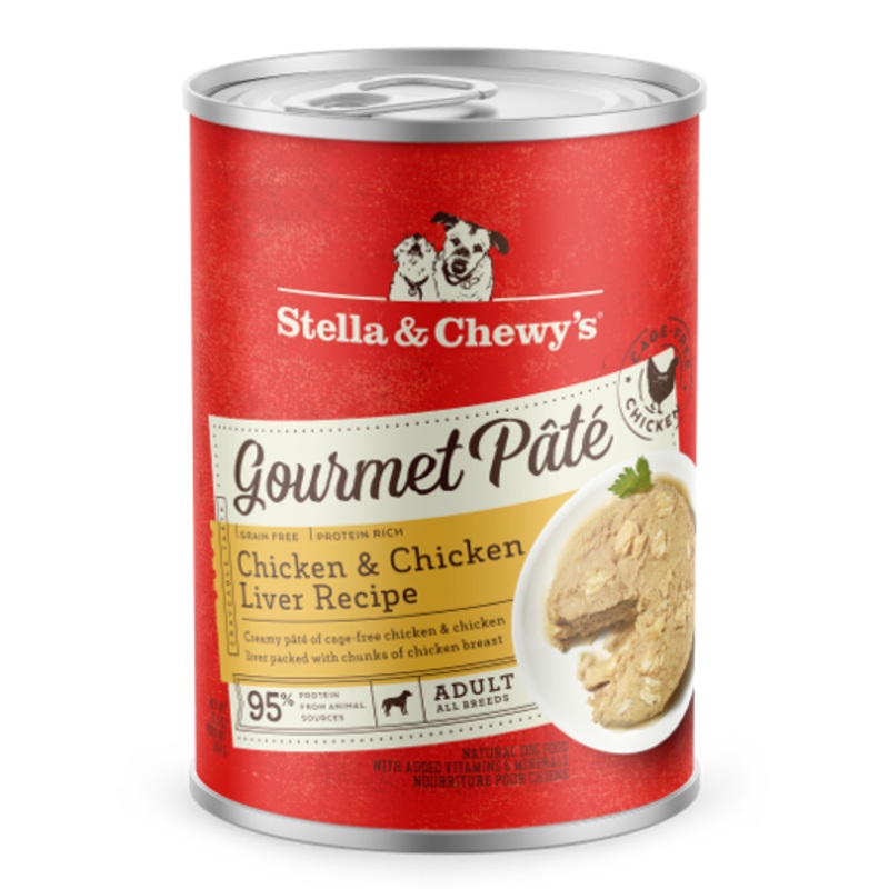 Stella & Chewy's Gourmet Pt for Dogs with Chicken & Chicken Liver 12.5oz