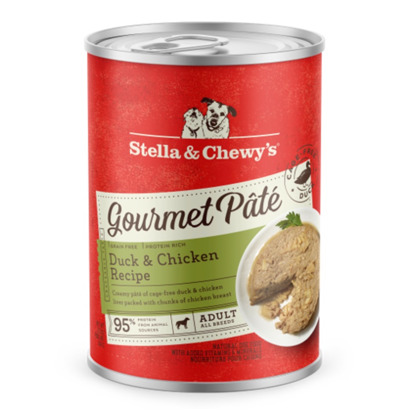Stella & Chewy's Gourmet Pt for Dogs with Duck & Chicken Liver 12.5oz