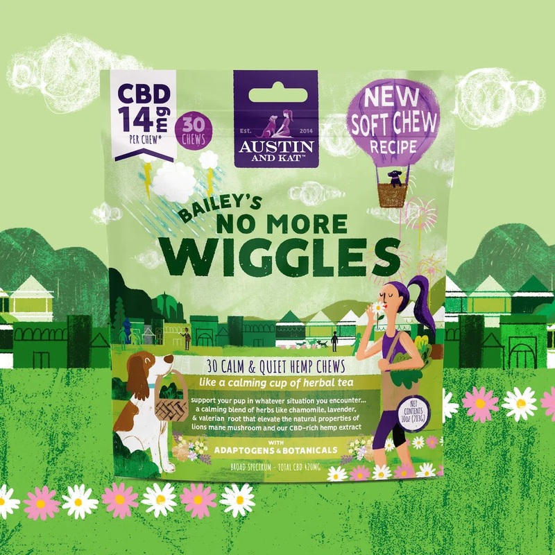 Austin Kat No More Wiggles Soft Chews 14mg