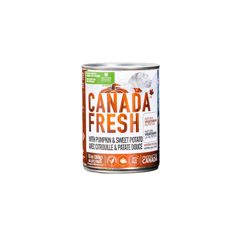 Canada Fresh Wet Dog Food Pumpkin & Sweet Potato 13oz