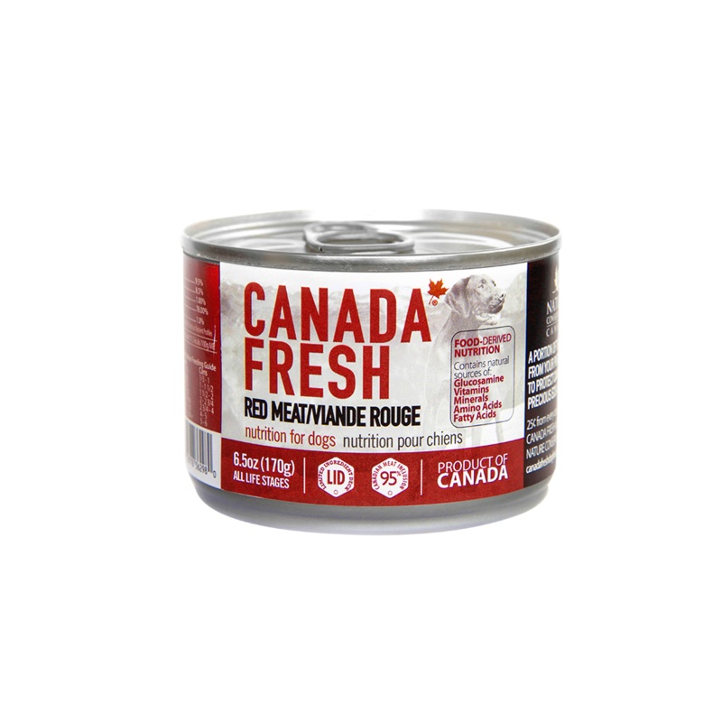 Canada Fresh Wet Dog Food Red Meat 6oz