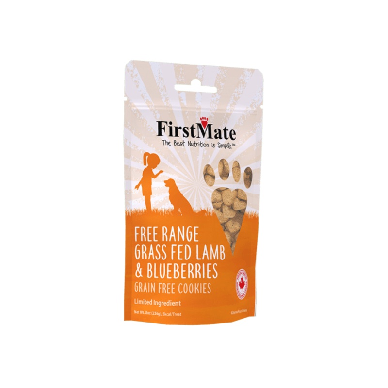 FirstMate Free Range Grass Fed Lamb & Blueberries Treats 8oz