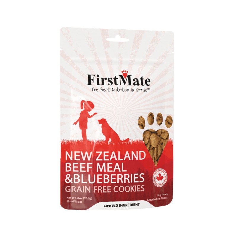 FirstMate New Zealand Beef & Blueberries Treats 8oz