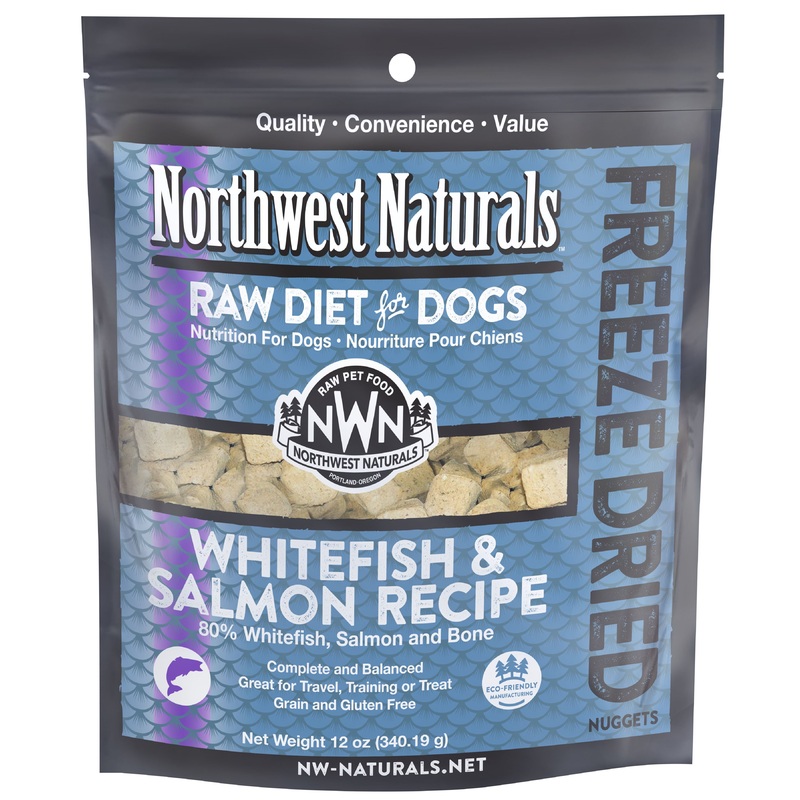 Northwest Naturals Freeze-Dried Whitefish & Salmon Nuggets 12oz