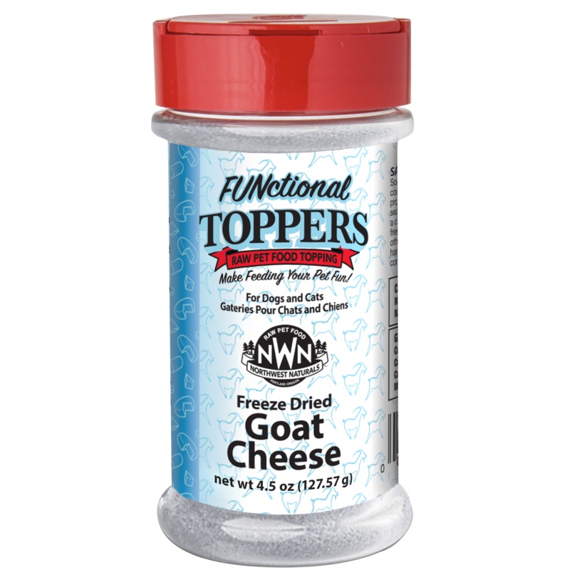 Northwest Naturals FUNctional Freeze-Dried Toppers Goat Cheese 4.5oz