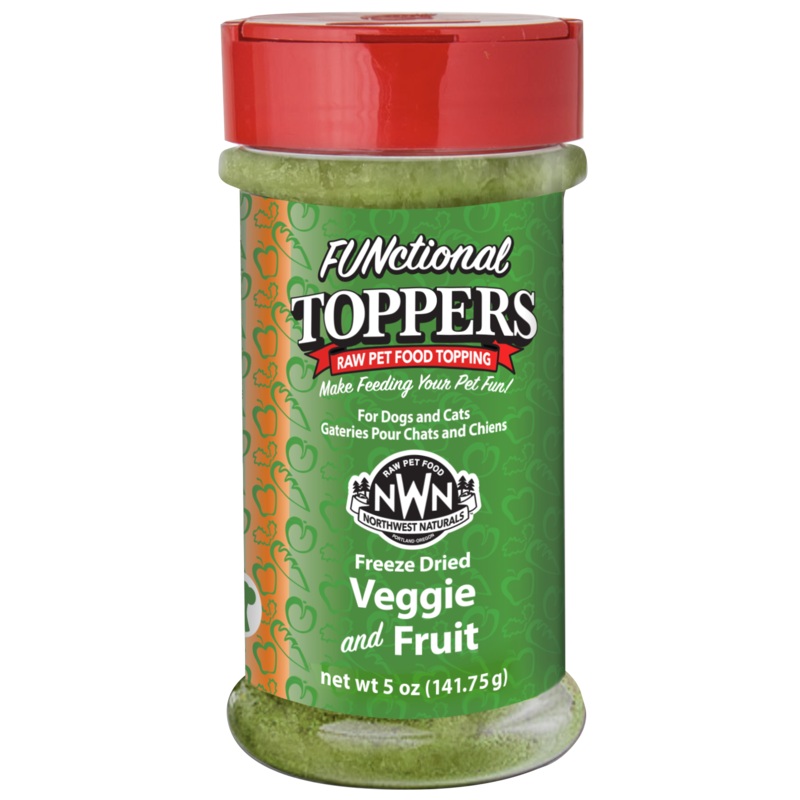 Northwest Naturals FUNctional Freeze-Dried Toppers Veggie & Fruit 3oz