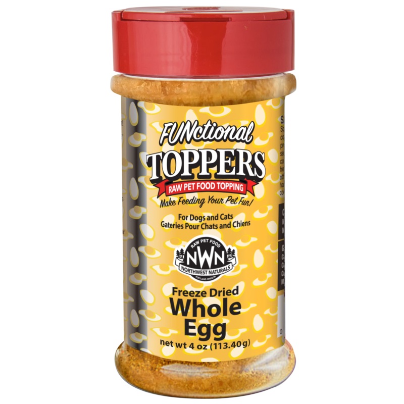 Northwest Naturals FUNctional Freeze-Dried Toppers Whole Egg 4oz