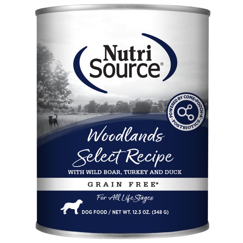NutriSource Grain-Free Woodland Select Recipe Wet Dog Food 13oz