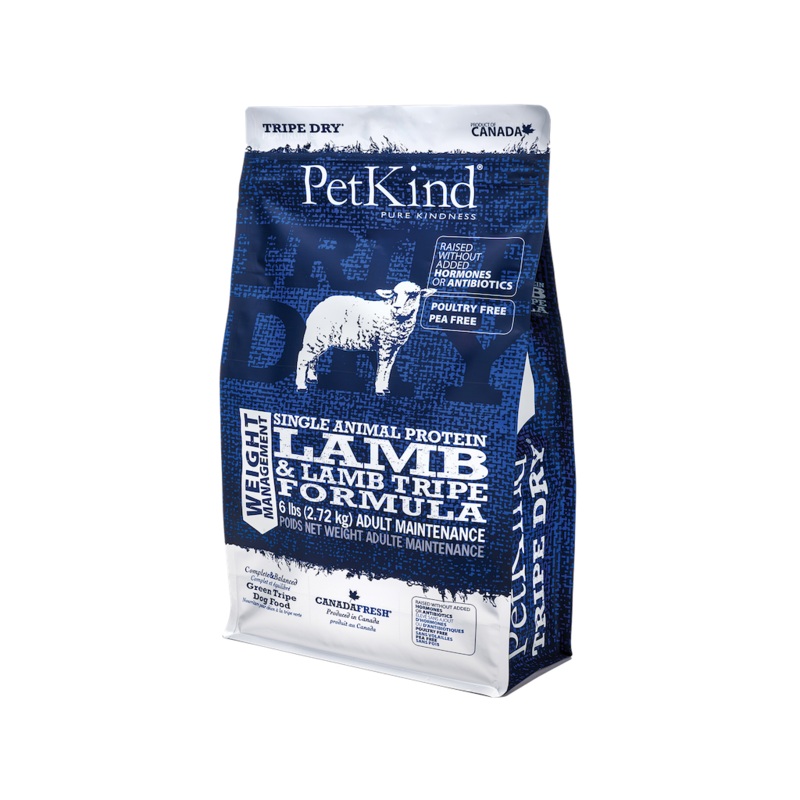 PetKind Tripe Dry Single Protein Lamb Weight Management 6lb