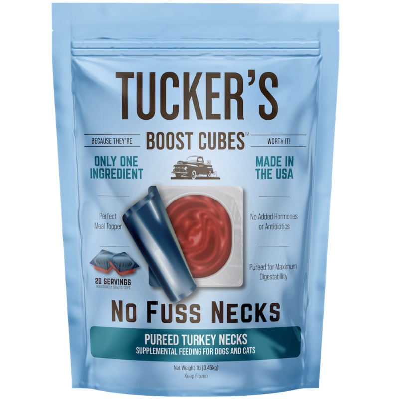 Tucker's Raw/Frozen Turkey Neck Boost Cube 1lb