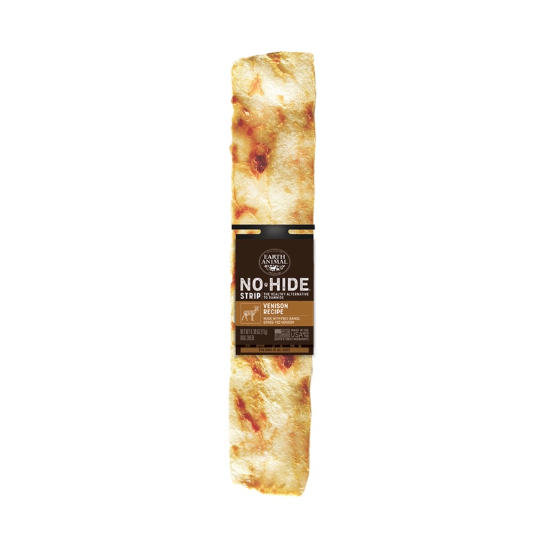 Earth Animal Venison No-Hide Strip Dog Chew