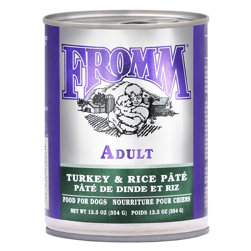 Fromm Classic Adult Turkey & Rice Pate Wet Dog Food 12oz