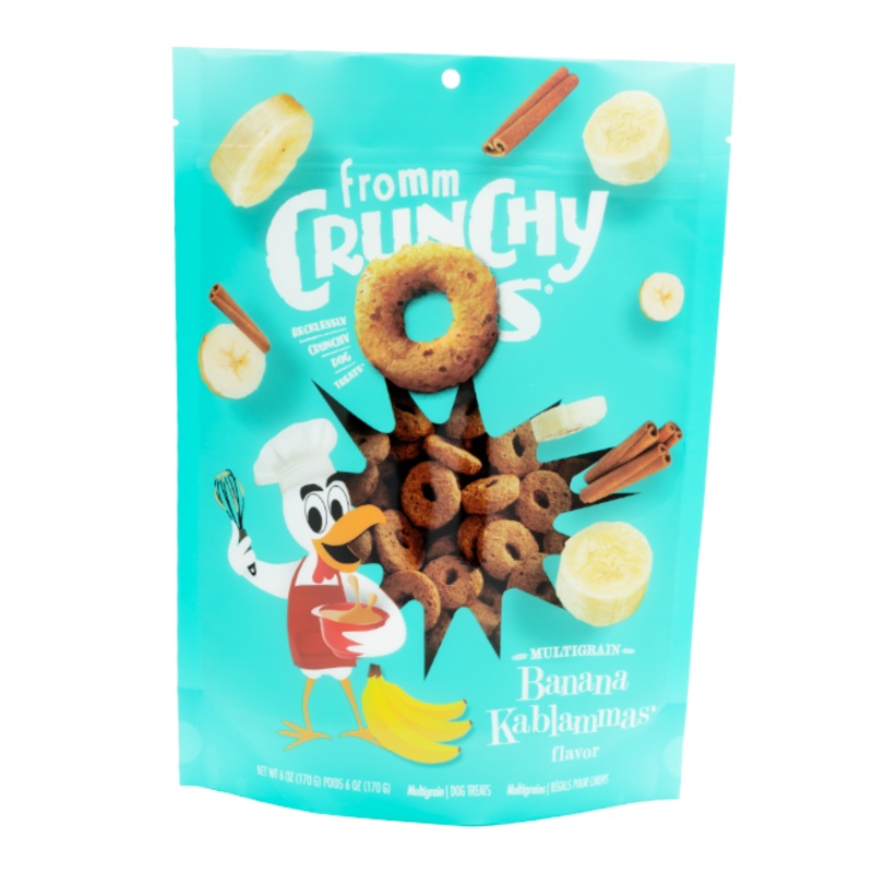 Fromm Crunchy O's Banana Kablammas Dog Treats 6oz