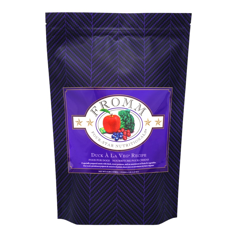 Fromm Four Star Duck  la veg Dry Dog Food 4lb