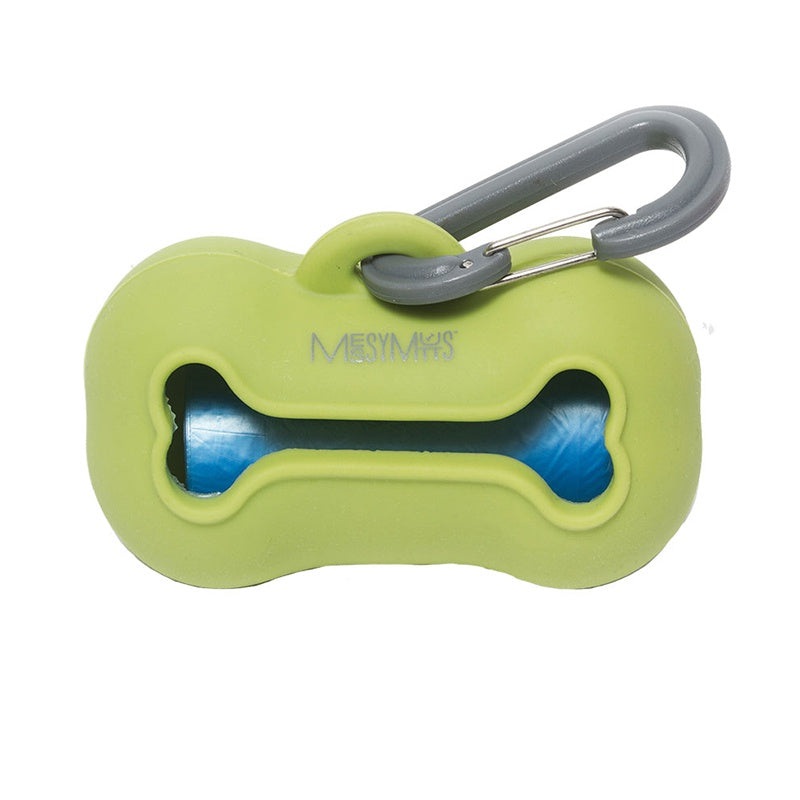 Messy Mutts Silicone Dog Waste Bag Holder - 15 Bags