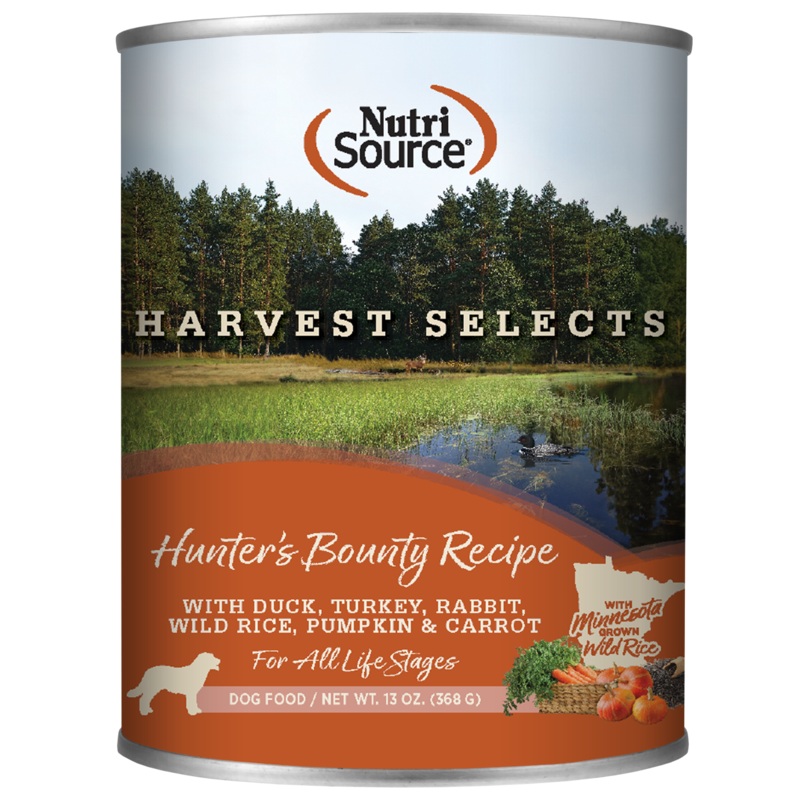 NutriSource Harvest Select Hunter's Bounty Wet Dog Food 13oz