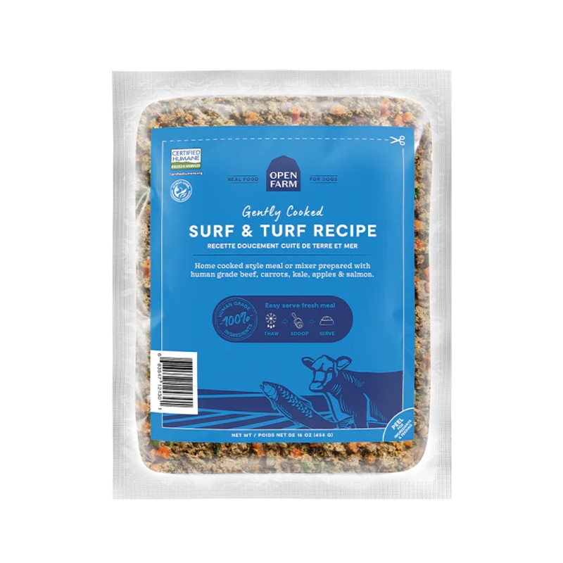 Open Farm Gently Cooked Surf & Turf Dog Food 6lb