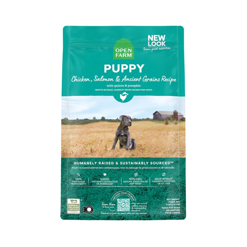 Open Farm Puppy Ancient Grains High-Protein Dry Dog Food 22lb
