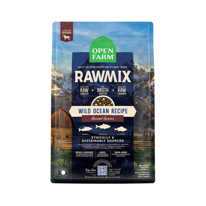 Open Farm RawMix Wild Ocean Ancient Grains Dry Dog Food 20lb