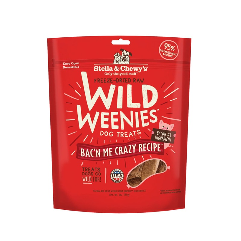 Stella & Chewy's Wild Weenies Dog Treats - Bac'n Me Crazy 11oz