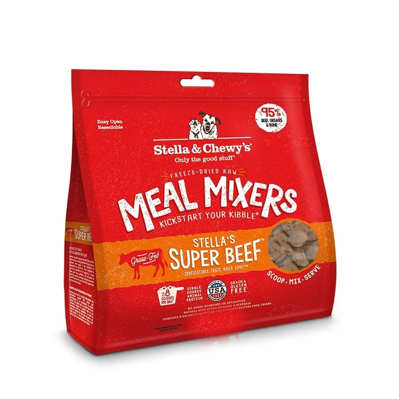 Stella & Chewys Freeze-Dried Beef Meal Mixers for Dogs 3.5oz