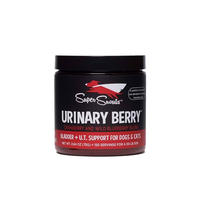 Super Snouts Urinary Berry Bladder + U.T. Support for Dogs & Cats 2.64oz