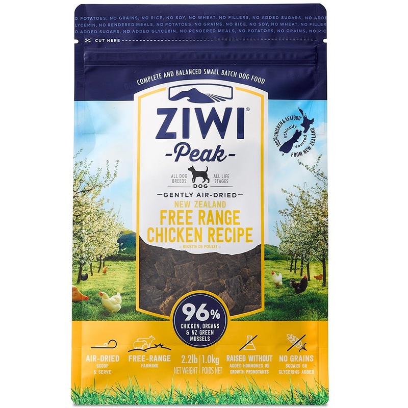 ZIWI Peak Air-Dried Free-Range Chicken Dog Food 2.2lb