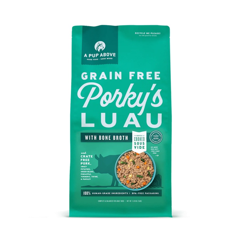 A Pup Above Porky's Luau Gently Cooked Dog Food  7lb