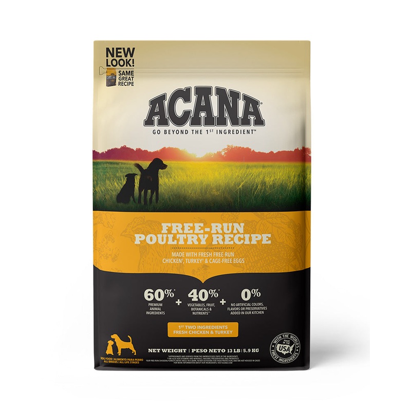 Acana Heritage Free Run Poultry Dry Dog Food 13lb