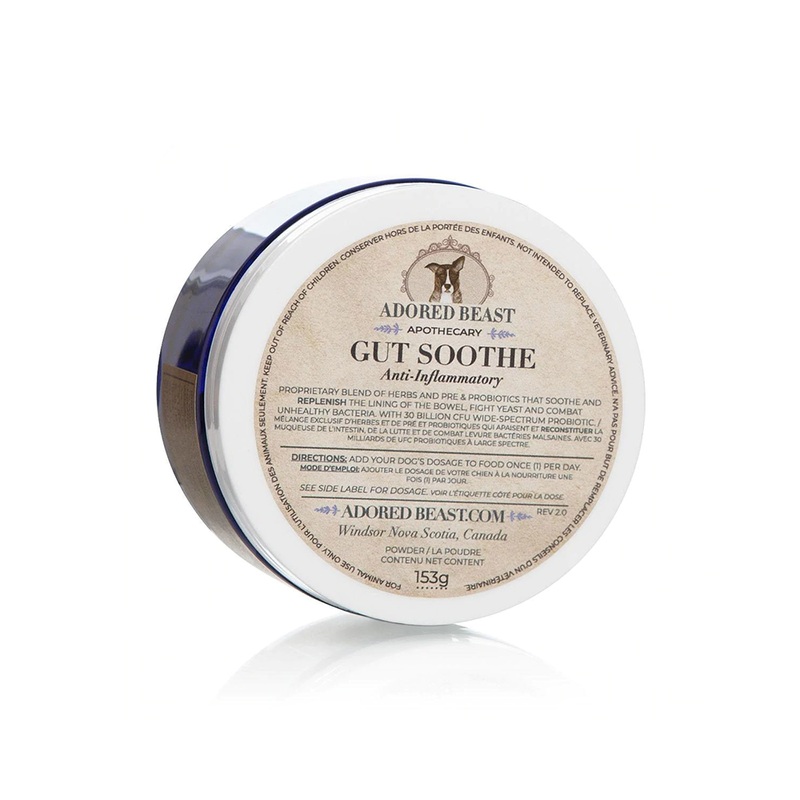 Adored Beast Apothecary Gut Soothe Anti Inflammatory Probiotic for Dogs