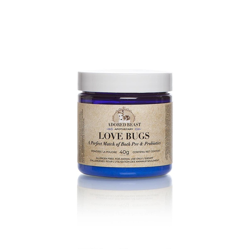 Adored Beast Apothecary Love Bugs Pre & Probiotic Powder for Dogs & Cats