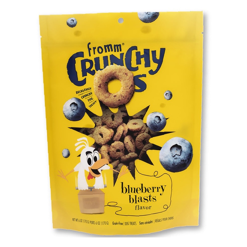 Fromm Crunchy O's Blueberry Blasts Dog Treats 6oz
