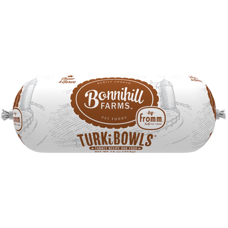 Fromm Gently Cooked Bonnihill Farms Turkibowl Turkey Recipe Frozen Dog Food 1lb