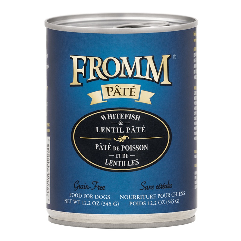 Fromm Gold Whitefish & Lentil Pate Wet Dog Food 12.2oz