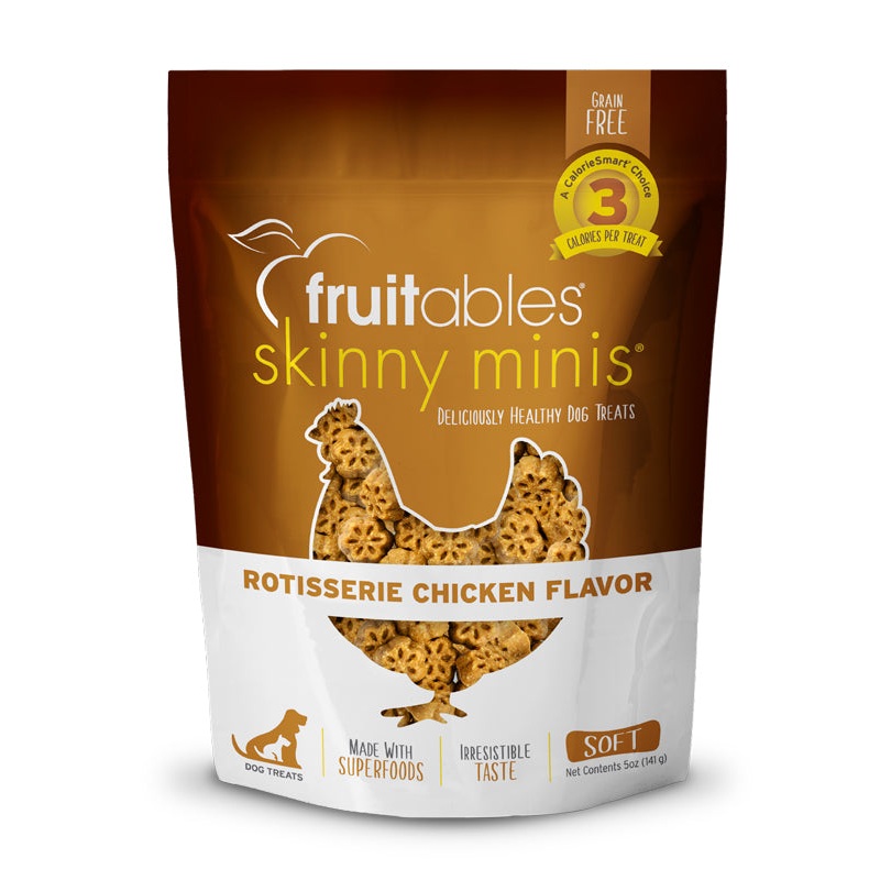 Fruitables Skinny Mini Soft & Chewy Chicken Dog Treats 5oz
