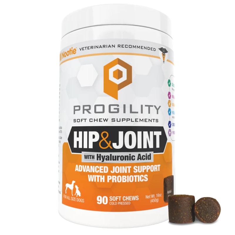 Nootie Progility Hip & Joint Soft Chew Supplements for Dogs - 90ct