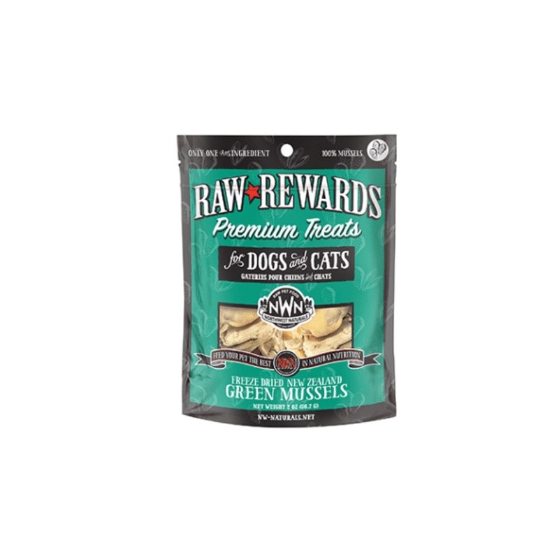 Northwest Naturals Freeze-Dried Green Lipped Mussels Dog & Cat Treats 2oz