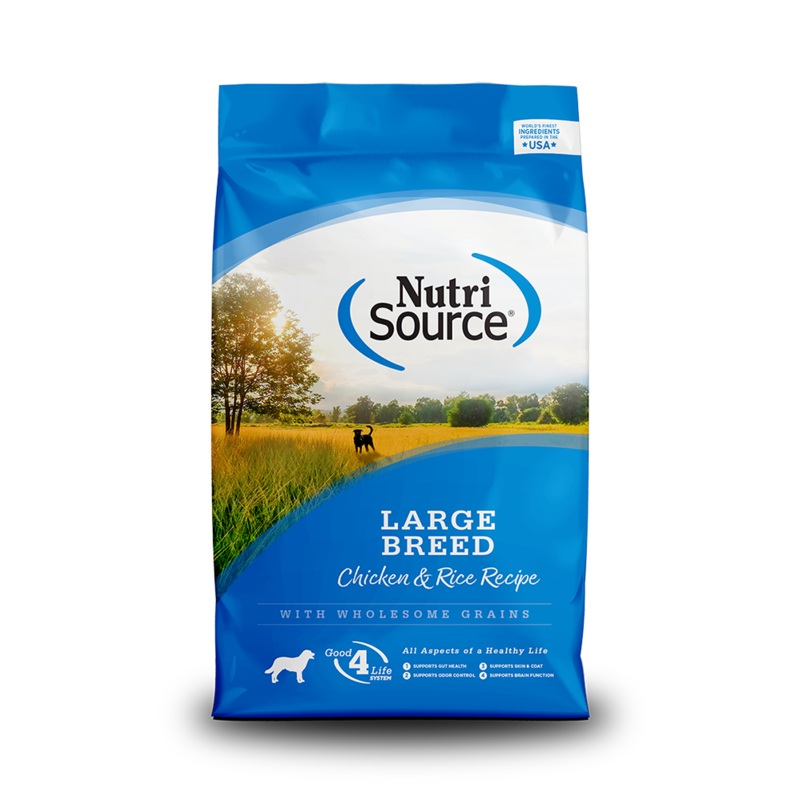 NutriSource Large Breed Chicken & Rice Dry Dog Food 26lb