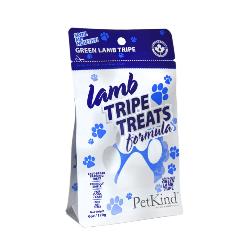 PetKind Green Lamb Tripe Treats 6oz